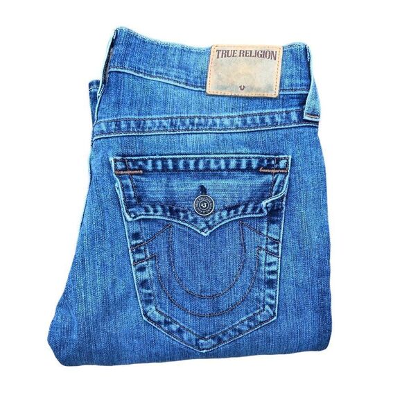 True Religion Jeans Size 30 BILLY BOOTCUT Blue - Picture 1 of 6